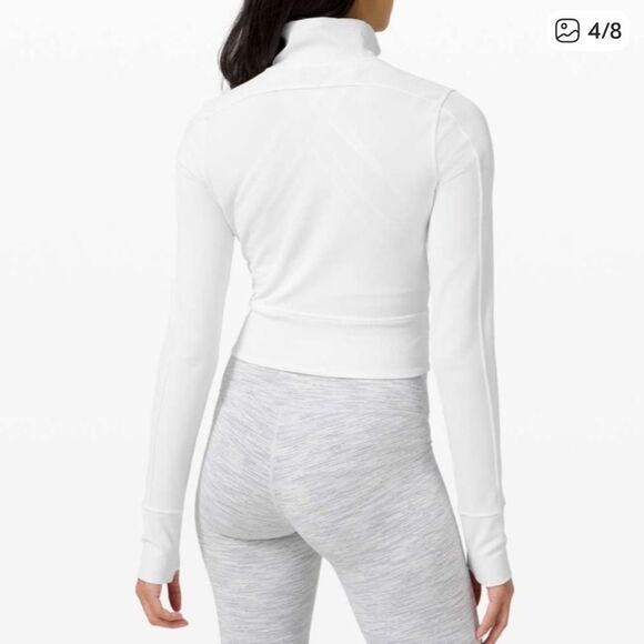 Lululemon Take It In Stride Half Zip Long Sleeve Crop Top - Picture 4 of 11